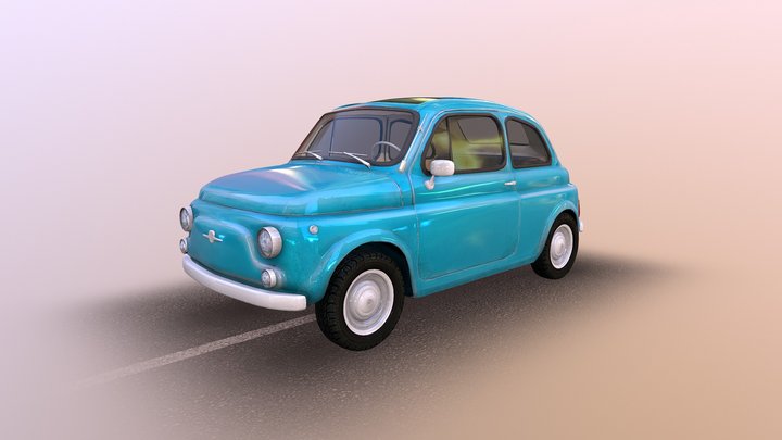 Fiat_500 3D Model