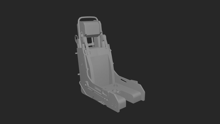Ejection Seat 3D Model