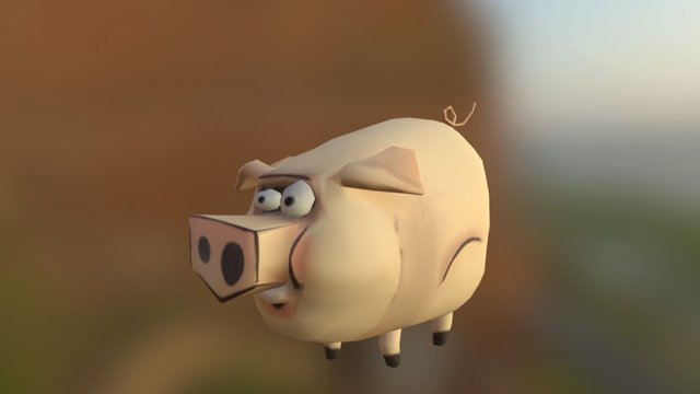 Pig01 Young 3D Model