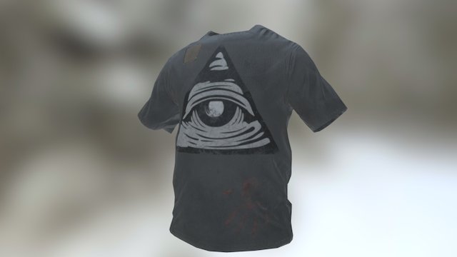 Illuminati T-shirt 3D Model