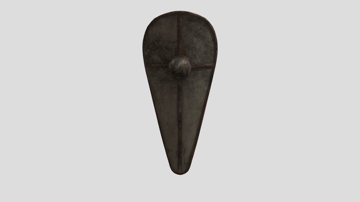 Monsters in The Dark - Shield Prop 3D Model