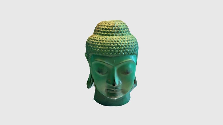 Boeddha groen ltneet 3D Model