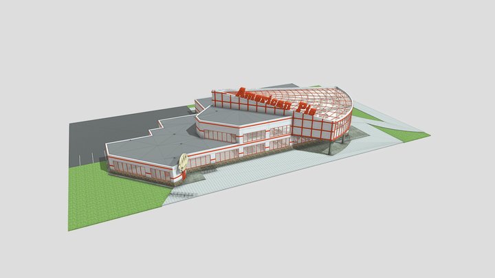 Минаев Сергей // Ресторан 3D Model