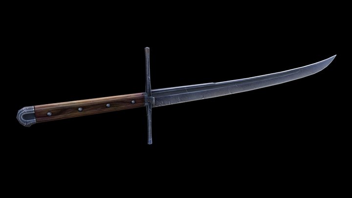 Kriegsmesser 3D Model