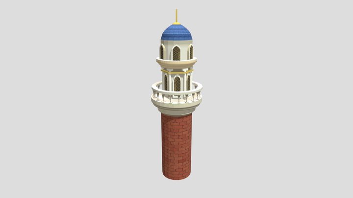 3DS max tower 3D Model