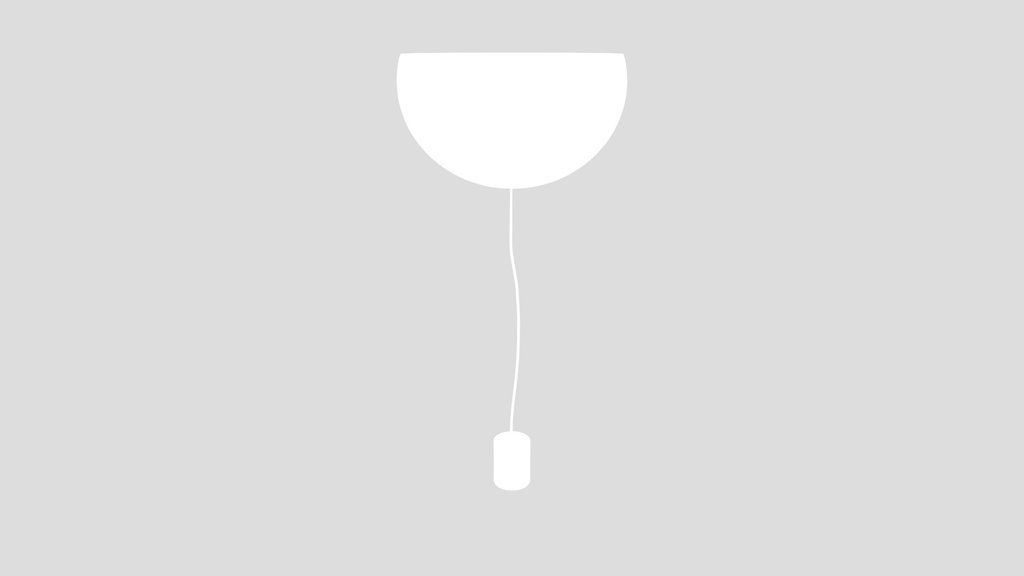Yellow Glass Pendant Lamp