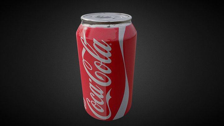 A high-quality Coca Cola Can. 🥤 3D Model