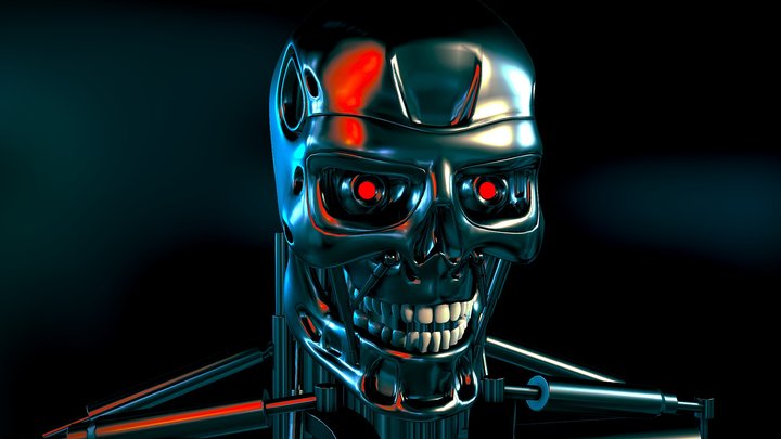 Terminator Bust 3D Model