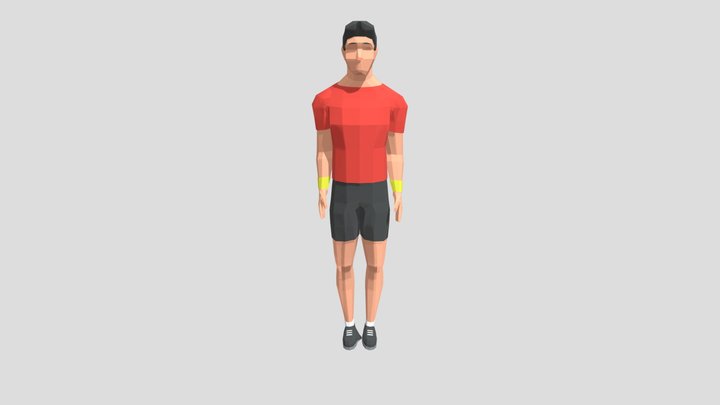 Jumping Jack - Fitness Character 3D Model