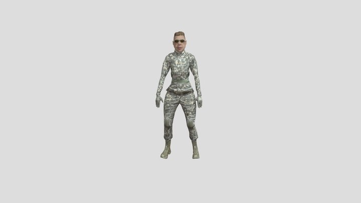 Dying 3D Model