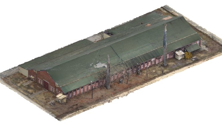 Camp Market(ASCOM CITY) Bldg 1920 3D Model