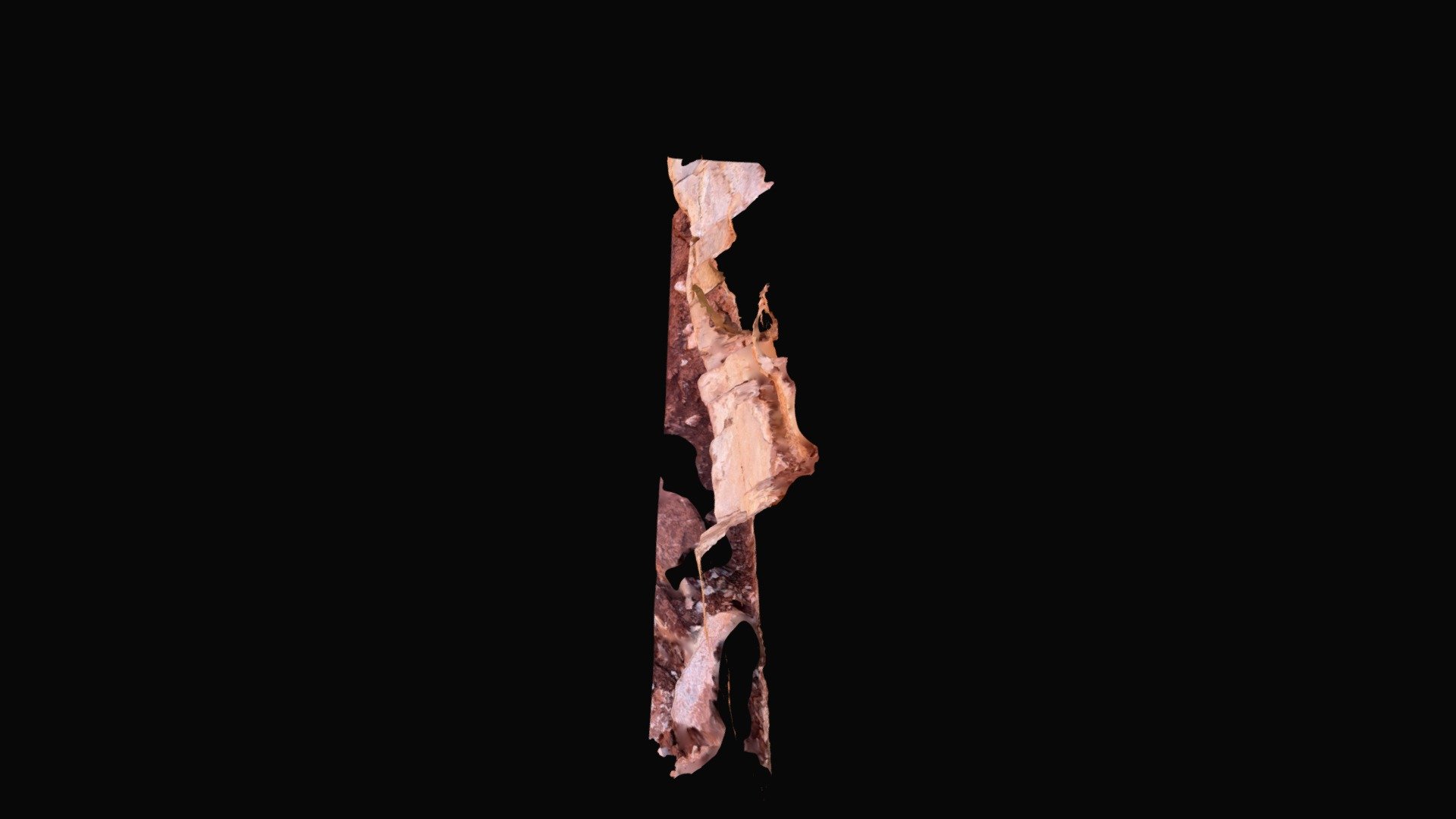 Kayenta Formation mud cracks — Sketchfab embed 3D viewer