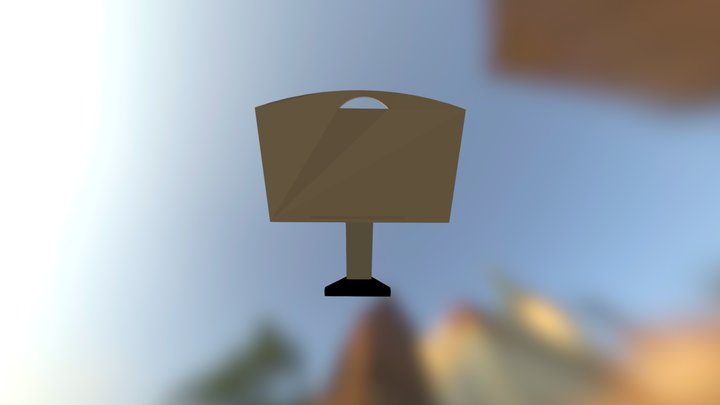 Visi- Desk 3D Model