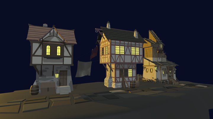 Detail 3 Objects 3D Model