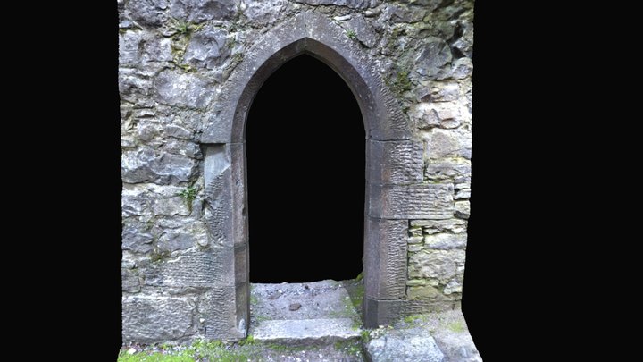 Sacristy Door Portumna Friary (GA127-019----)