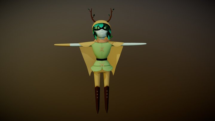 Huntress Wizard (Adventure Time) 3D Model