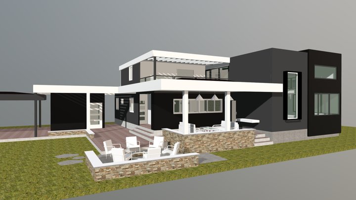 Casa Habitación 3D Model