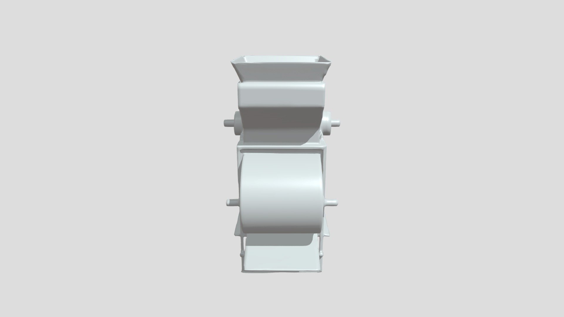 Industrial machine with hopper - 3D model by singhakash12dk [e7abc5f ...