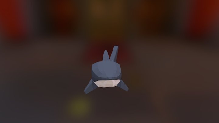 Shark Lowpoly 3D Model