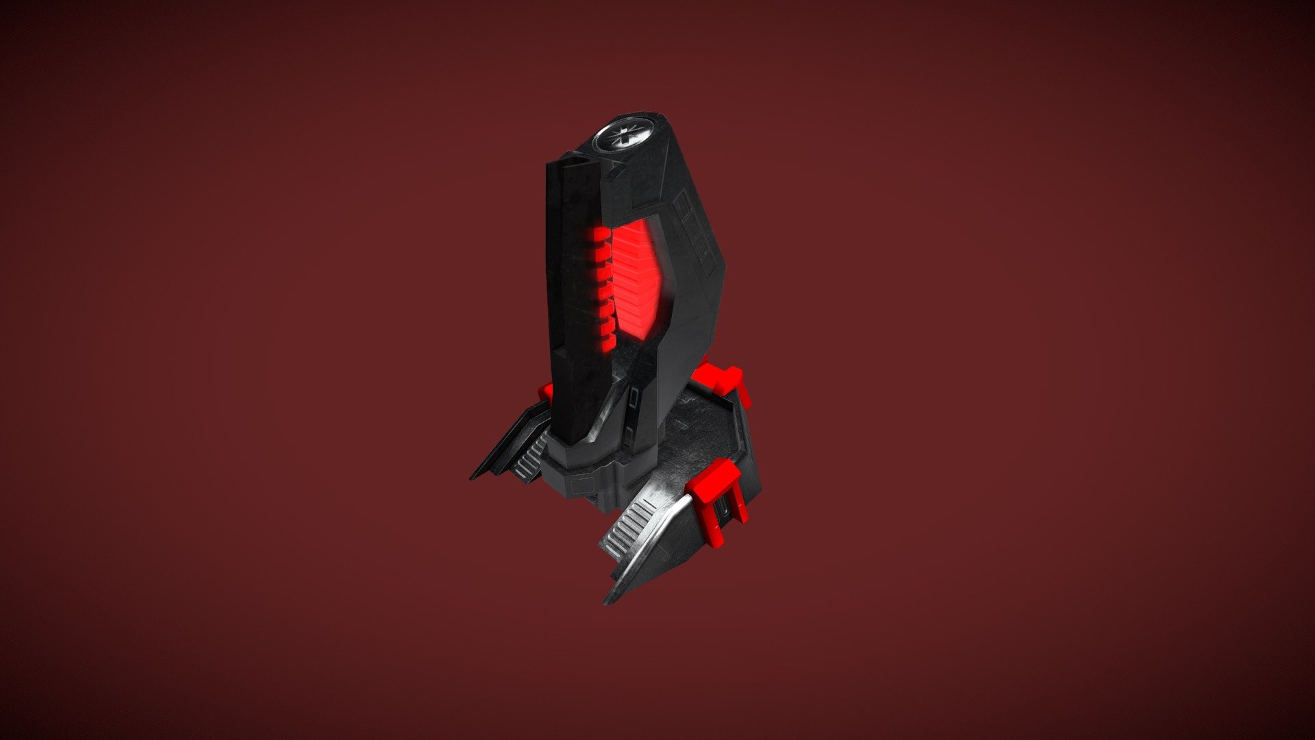 Red Tower SCIFI Download Free 3D model by Lancelot.Dignon [e7aca9e