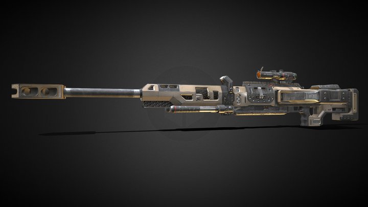 Apex Legends Kraber .50- Cal Sniper – Modelo 3D gratuito STL