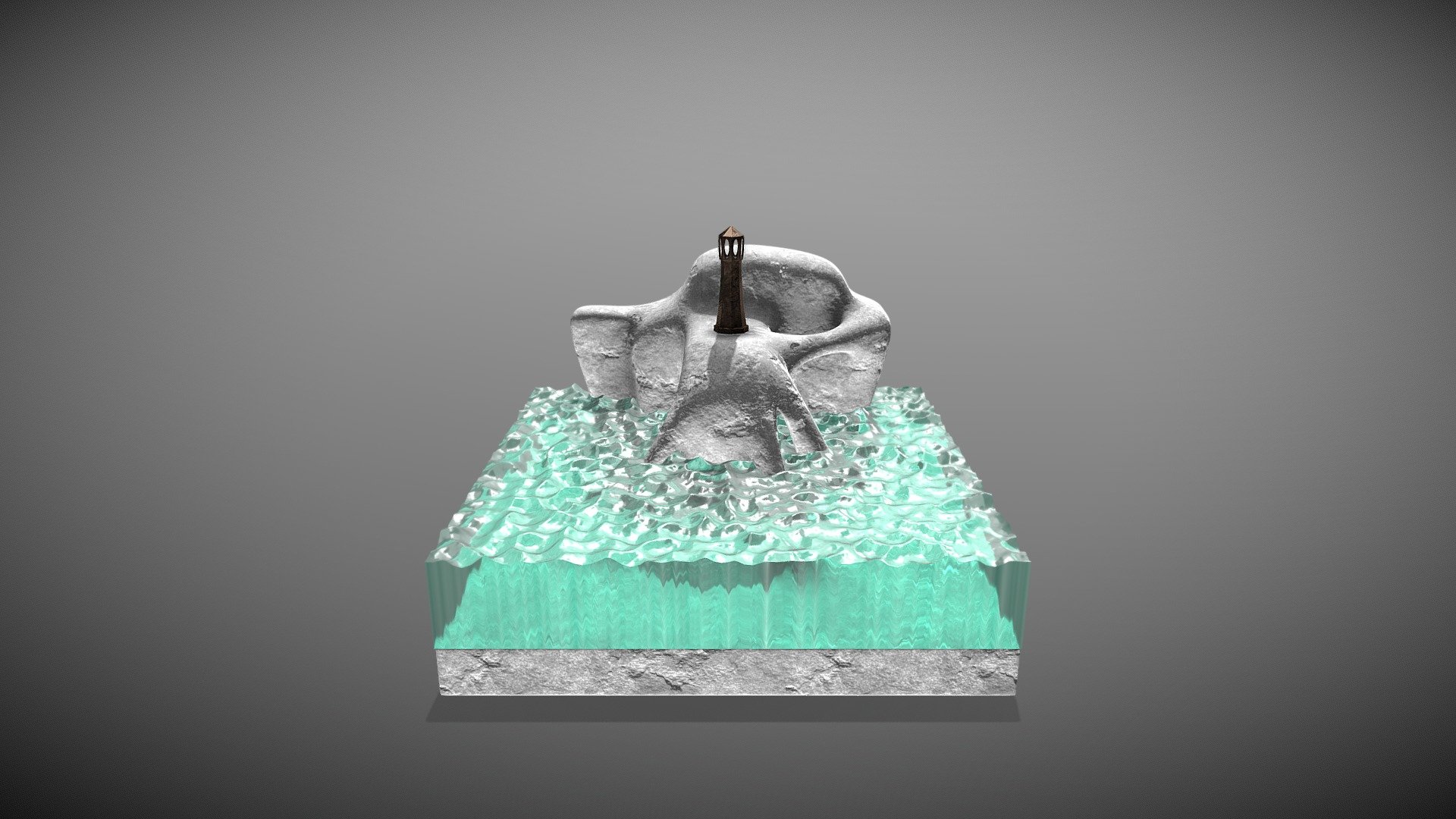 Island Concrete+Glass