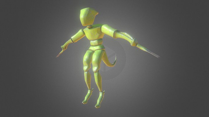A3 Robot 3D Model