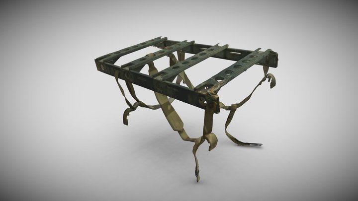 Back Pack Frame at Yukon Transportation Museum 3D Model
