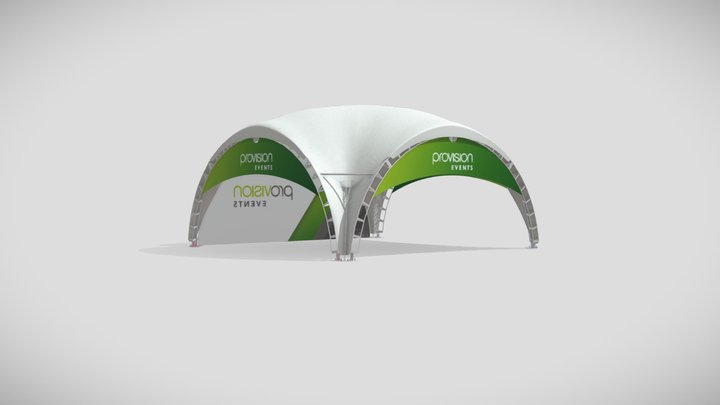 10x10m_ Royal_ Tent 3D Model