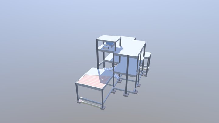 Estrutura 3D 3D Model