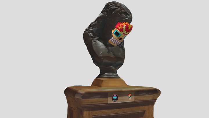 Head of Christ, 1814 Jean Baptiste - MFA BOSTON 3D Model