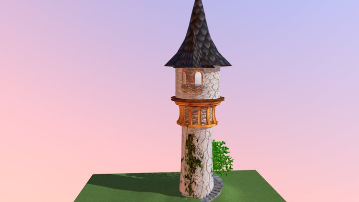 Rapunzel's Tower 3D Model