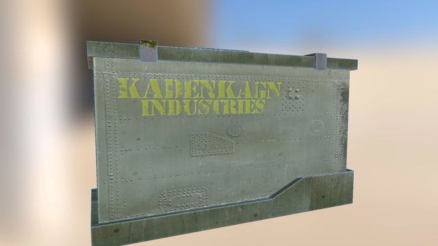 Ammo Crate 3D Model