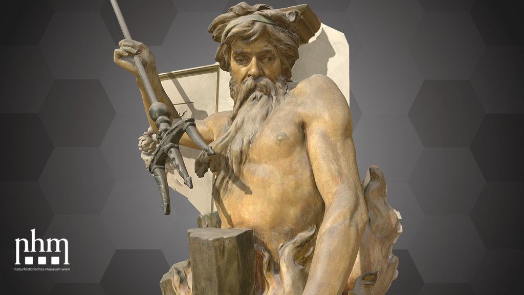 Figure embodying the element fire