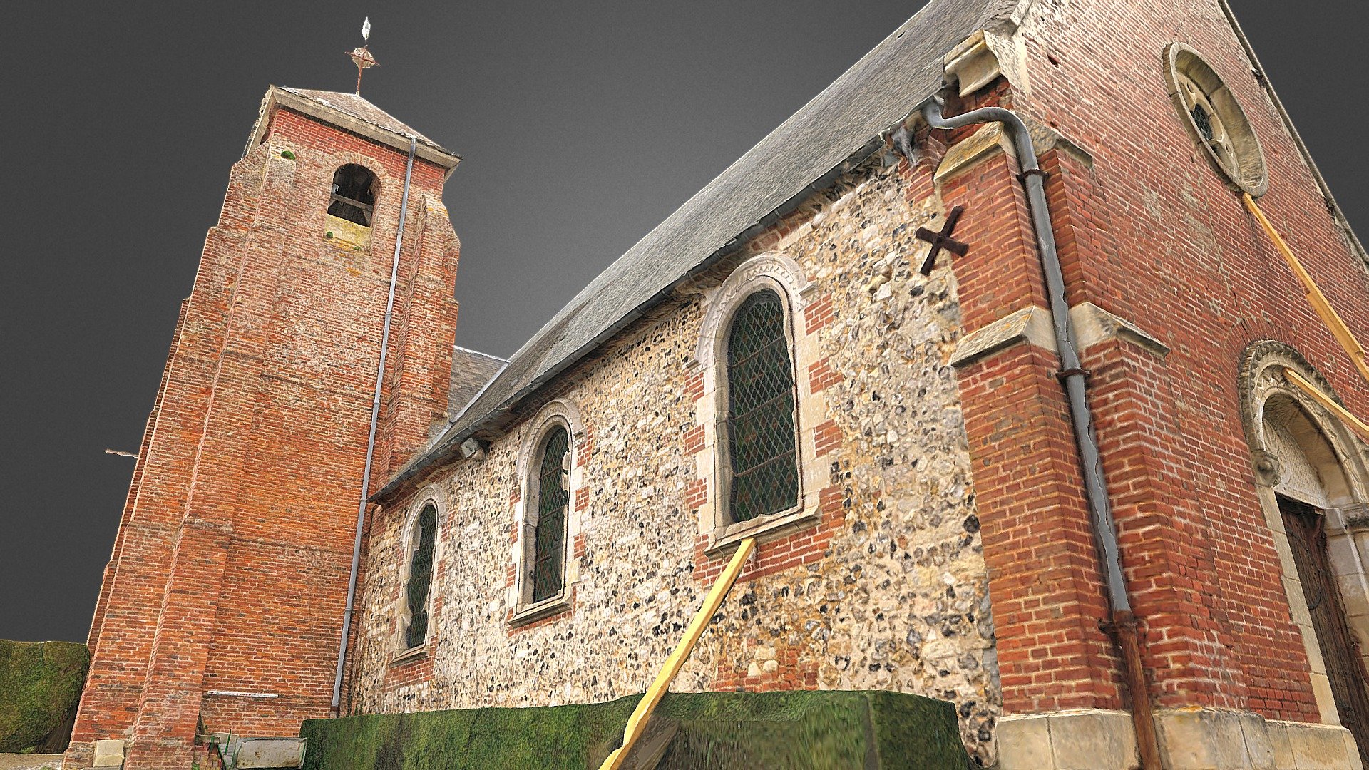 Eglise de SaintGermain sur Bresle 3D model by Caroline Thibault