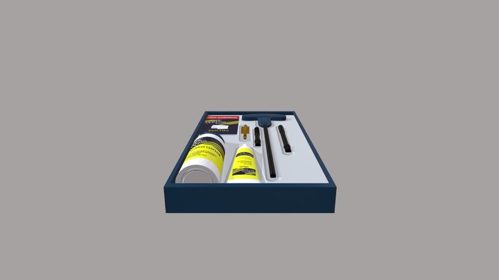 weapon cleaning kit 3D Model
