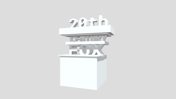 TCF LOGO 3D 3D Model