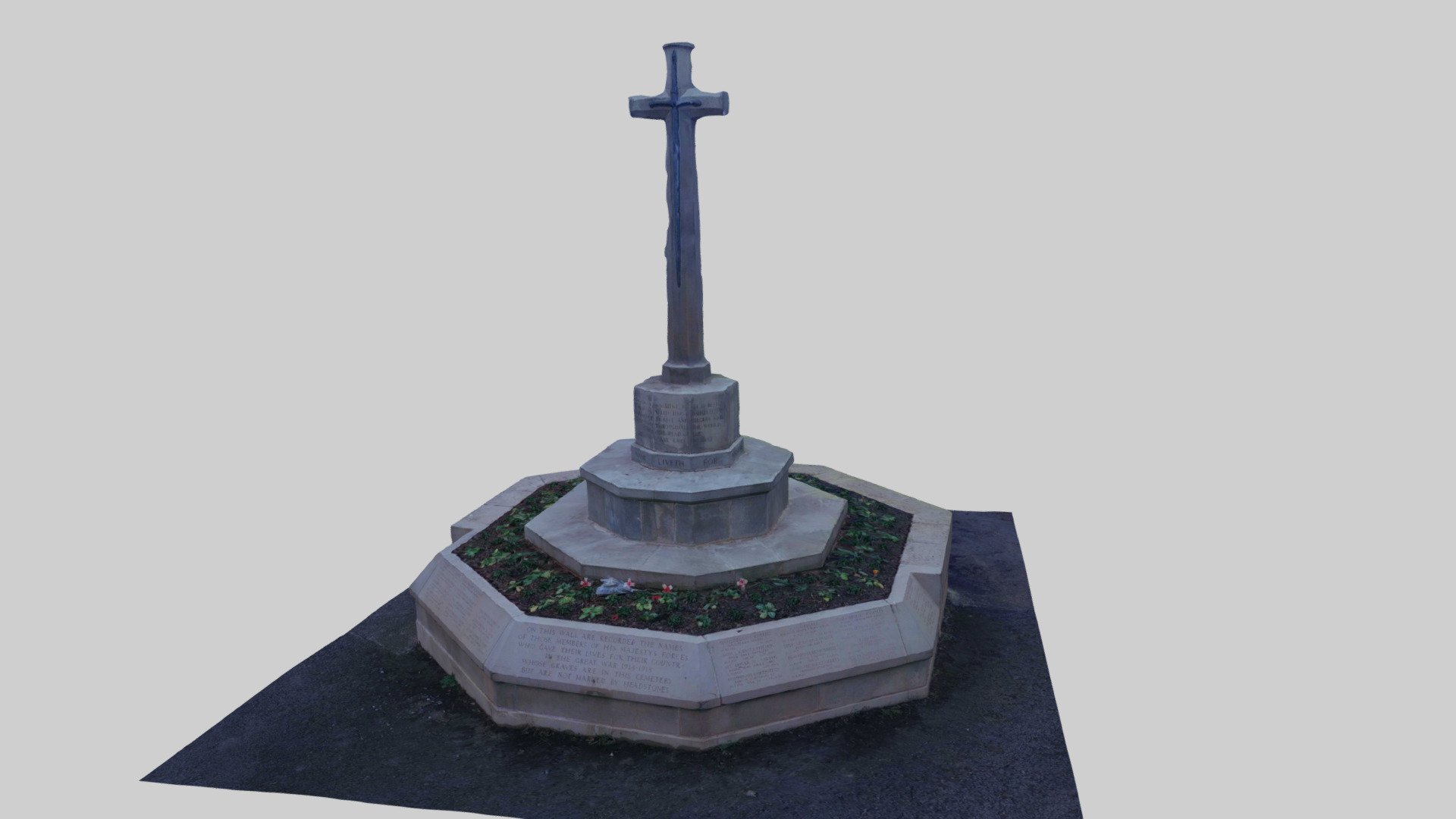 Cross of Sacrifice at Uplands Cemetery
