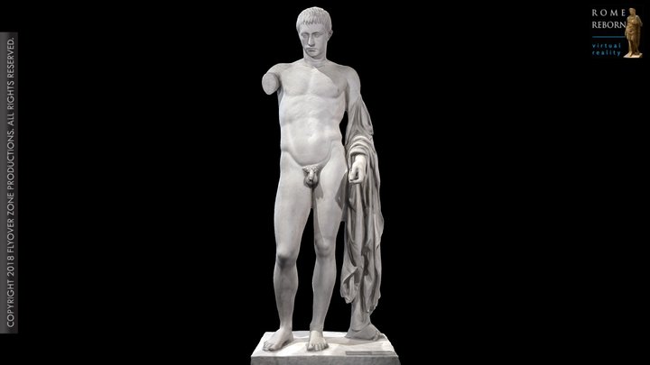 3D rendering of Hermes (Marcellus)