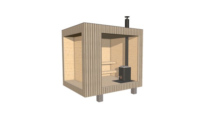 Badestua_m 3D Model