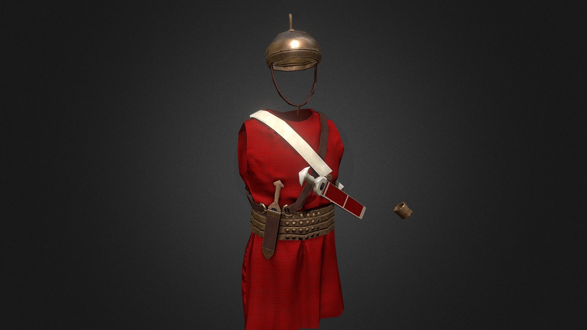 Early Iron Age Greek Warrior 3D model by Vasikle (someobne) [e7b6379