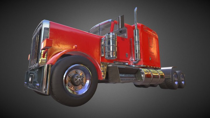 American Truck 3D Model