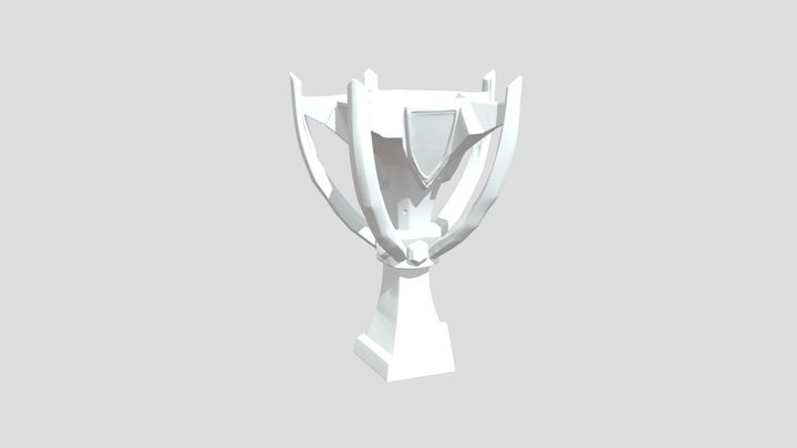League of Legends World Championship Trophy 3D Model