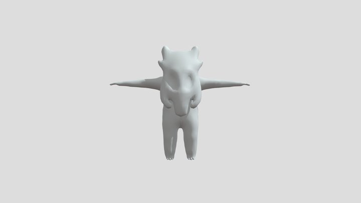 Mask Man 3D Model