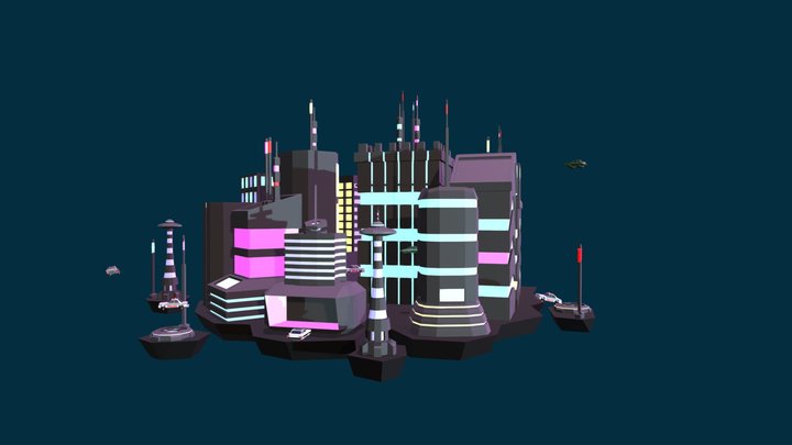 sifi island 3D Model