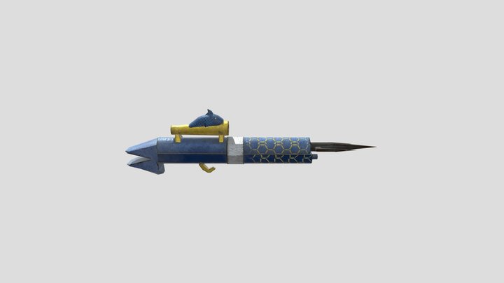Harpooner (sniper gun) 3D Model