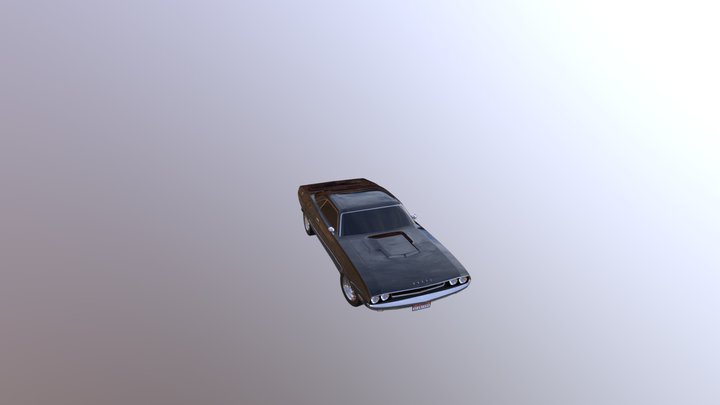 dodge challenger 1971 (black)