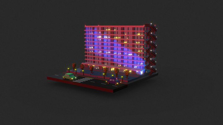 miasto 3D Model