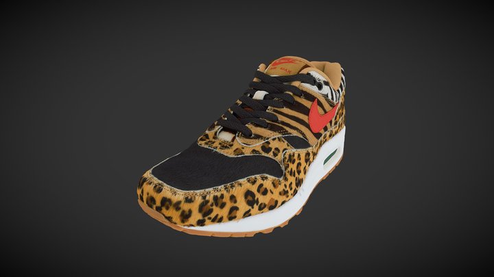 atmos x Nike Air Max Safari Animal Pack 3D Model