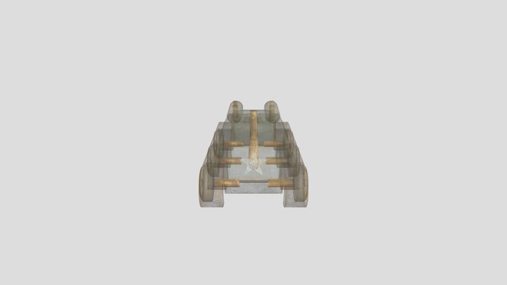 Wooden Toy Medium Tank